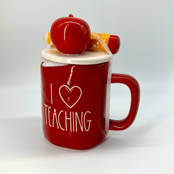 I ❤️ TEACHING CUP WITH LID - Picture 1 of 2